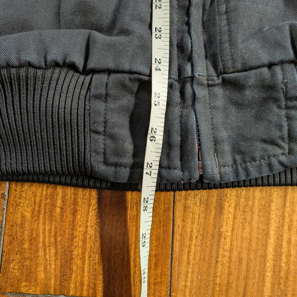 Carhartt Black Hooded Detroit Jacket (L) - Picture 6 of 6